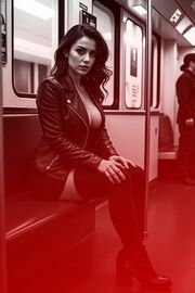 Die Frau in der U-Bahn