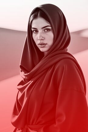 Highheels in der Sahara